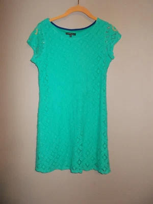 Vestido Vaina My Michelle Niñas Talla 16 Forrado Encaje Verde  Foto 1 de 4