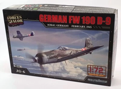 Forces Of Valor 1/72 Scale Model Kit #12 - German FW 190 D-9 Aircraft 1945 - Bild 1 von 4