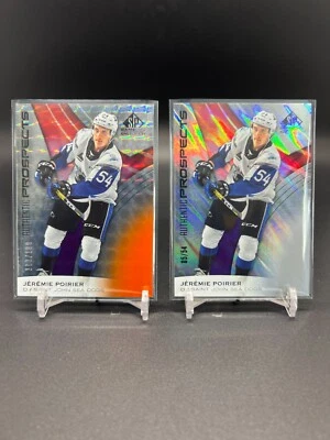 2019-20 SP Game Used CHL Orange #57 Jeremie Poirier /199 & /53* - Image 1 of 2