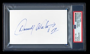 DARRELL WALTRIP SIGNED MINT INDEX CARD PSA/DNA AUTOGRAPHED NASCAR CHAMPION HOF - Picture 1 of 1