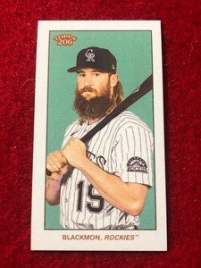 2021 Topps T206 Charlie Blackmon Base Rockies Wave 4 # 46