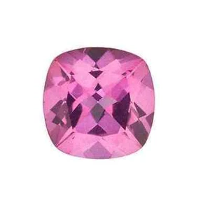 Genuine Natural Pink Topaz AAA Cushion Faceted Loose Stones (5x5mm - 10x10mm) - Picture 1 of 1