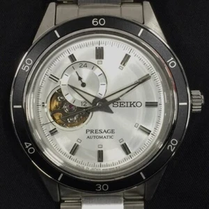 Seiko Presage Style60's SARY189 Open Heart Ivory Automatic Men's Watch - Picture 1 of 10