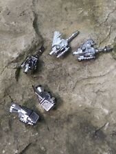 Transformers Various Silver Weapons 5 Parts LOT Vintage G1