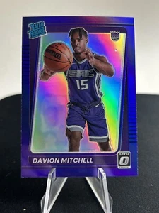2021-22 Panini Donruss Optic Rated Rookie Purple - Davion Mitchell - RC - Kings - Bild 1 von 2