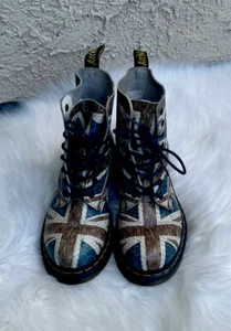 Dr. Martens Pascal Virginia Union Jack Damenstiefel britische Flagge Größe 6 - Bild 1 von 9