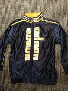 VINTAGE Nike Hoops Full Zip Boys Jacket Medium 10/12 Gray Tag Youth Basketball - Picture 1 of 12