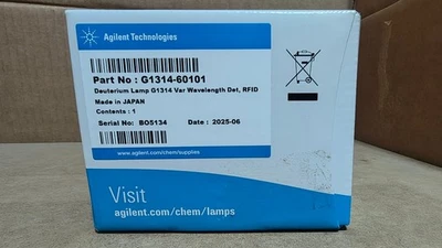 New Sealed! Agilent G1314-60101 Brand New Deuterium Lamp with RFID - Image 1 of 2