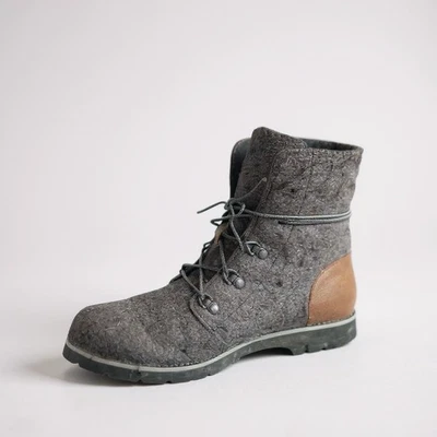 Womens The North Face Ballard Knit Wool Leather Combat Boots Booties Size 11 - Image 1 of 4