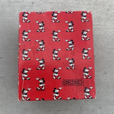 Caja Reloj Disney Vintage SEIKO Mickey Mouse - NO INCLUYE RELOJ Foto 1 de 4
