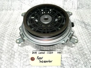 2014-2020 LEXUS IS250 IS200T IS300 IS350 REAR STEREO SUBWOOFER AUDIO SPEAKER OEM - Picture 1 of 8
