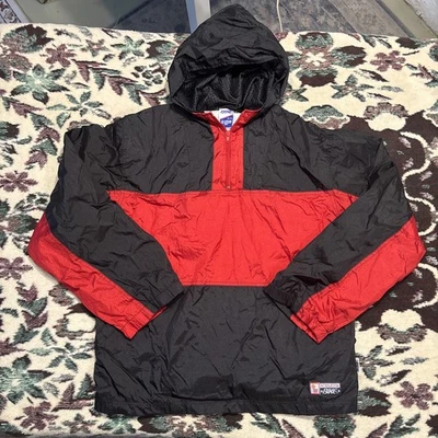 Athletic Bike Sports Jacket Pullover Windbreaker 18/20 Red Vintage Hong Kong - Image 1 of 4