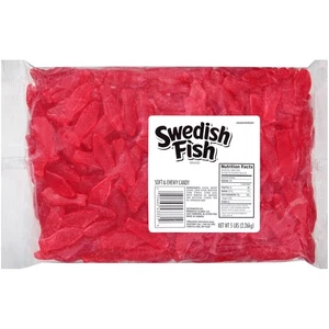 SWEDISH FISH Soft & Chewy Candy, Bulk 5 lb  - Picture 1 of 19