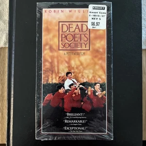 Dead Poets Society Movie (1995) VHS Touchstone Sticker Brand New Factory Sealed - Picture 1 of 2