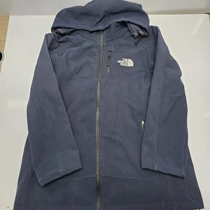 The North Face / Softshell Uomo / Blu Navy Scuro / Taglia L / Cappuccio Rimovibile / - Foto 1 di 10