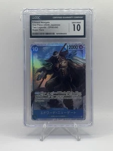 Edward.Newgate OP08-043 Two Legends Foil (Japanese) CGC 10 - Picture 1 of 1