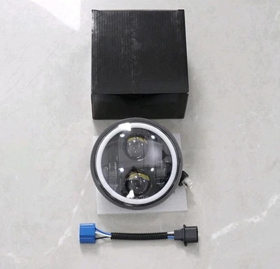 set of 4 5.75" 5-3/4" Round LED Headlights Hi/Lo beam  + indicators/side lights - Image 1 of 3