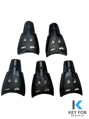 LOT 5 OEM FACTORY SAAB KEYLESS ENTRY REMOTE KEY FOB LOT LTQSAAM433TX CHIP - 46 - Image 1 of 4