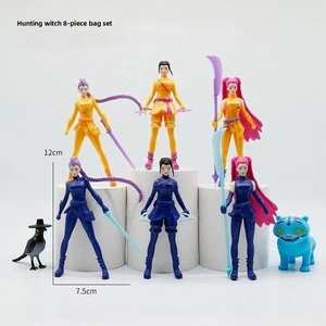 Kpop Demon Hunter Witch Girl Anime Figuren 5/8/12 Teile Sammlerpuppen Set - Bild 1 von 16