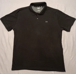 Camisa Polo DKNY Para Hombre Grande Negra Moderna - Imagen 1 de 10