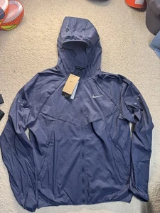 Nike Stride Repel UV Houdini Thin Featherweight Running Jacket Thunder Blue Sz S - Picture 1 of 10