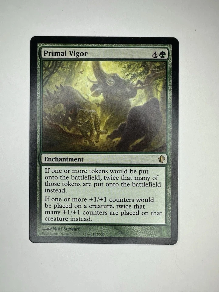 Primal Vigor C13 Commander 2013 MTG Rare Enchantment NM Magic: The Gathering - Image 1 of 1