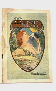 1915 Theatre Program "Majestic Theatre" Featuring "The Only Girl" Willy's Car * - Picture 1 of 15