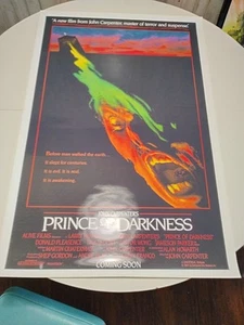 POSTER FILM VINTAGE ~ PRINCIPE DELLE TENEBRE ORIGINALE 27x41 John Carpenter 1987 Horror - Foto 1 di 8