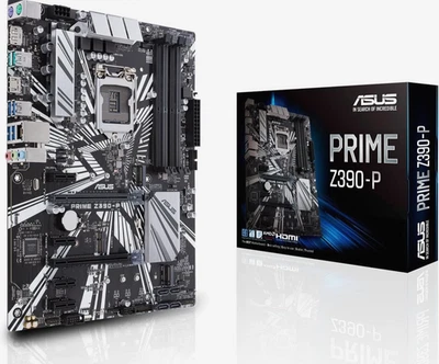 ASUS Prime Z390-P LGA 1151 Intel Z390 SATA 6Gb/s USB 3.1 ATX Intel Motherboard - Image 1 of 2