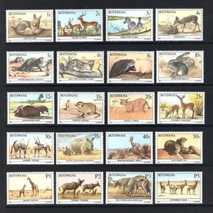 M28039 Botswana 1987 Animals Set X 20 UMM Sg 619/38 Cat £31 - Picture 1 of 1