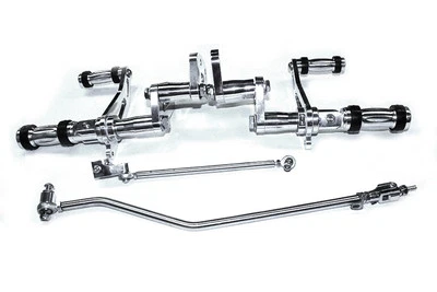 Kit de control delantero Billet pulido para Harley Davidson Foto 1 de 4