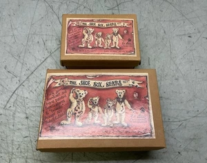 Lot of Two Boyds Bears The Shoe Box Bears Figurines - Picture 1 of 4
