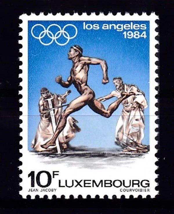 LUXEMBURGO #707 MNH LA CARRERA DE JEAN JACOBY 1984 JUEGOS OLÍMPICOS DE VERANO Foto 1 de 1