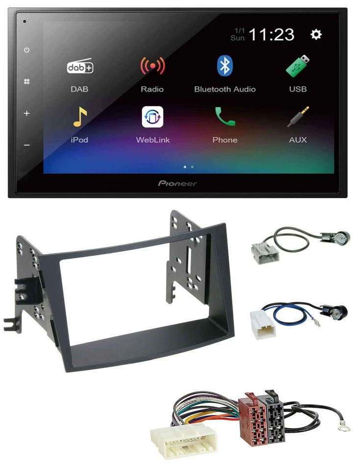 Pioneer USB Bluetooth DAB 2DIN MP3 Autoradio für Subaru Legacy Outback ab 09 - Bild 1 von 4