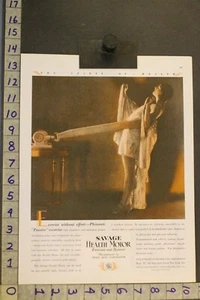 1928 MEDICAL FITNESS EXERCISE DIET SAVAGE SEMI-NUDE SEXY GAL DOCTOR AD ST15 - Bild 1 von 1