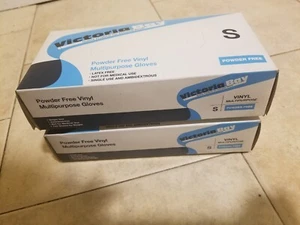 Disposable Vinyl And Latex Gloves - Pack of 100 3 For 1 Special. 1 XL 2 Small - Picture 1 of 3