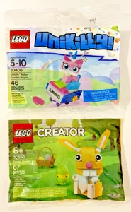 Lego 30406 UNIKITTY CARRO MONTAGNE RUSSE & LEGO 30550 EASTER BUNNY set - Foto 1 di 1