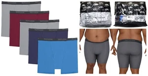 5 Big Man 5XB 58-60 Micro-Stretch Boxer Briefs Fruit Of The Loom 5EG 147-152 CM - Picture 1 of 4