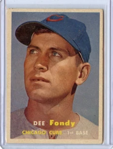 1957 Topps Dee Fondy Chicago Cubs #42 💥💥🎆 EX - Bild 1 von 2