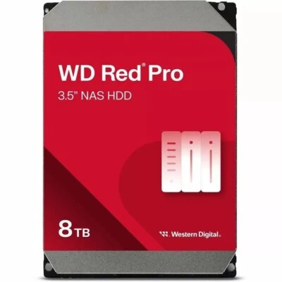 *New Unopened* Western Digital WD Red Pro NAS HDD WD8005FFBX 8TB w/ 256MB Cache - Image 1 of 4
