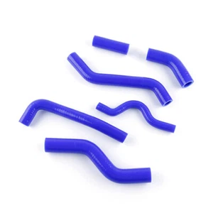 FOR KAWASAKI KXF 250 2006 SILICONE RADIATOR COOLANT HOSE BLUE - Bild 1 von 9
