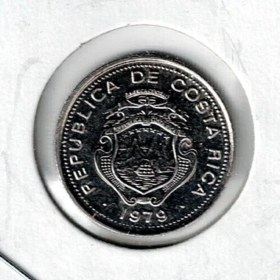 1979 Costa Rica Brilliant Uncirculated 10 Centavos Coin - Image 1 of 2