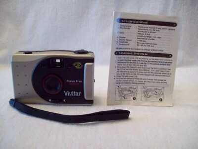 Vintage Vivitar Focus Free Panoramic PN2011 Camera & Instructions - Image 1 of 3