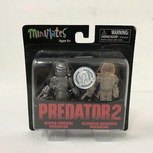 Predator 2 Minimates Two Pack Water Emerge Predator Cloaked Warrior Predator TRU - Picture 1 of 2