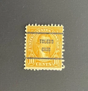 Toledo, Ohio Type 61 Precancel - 10 cents Monroe - U.S. #642 - OH - Picture 1 of 1