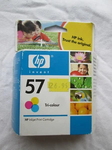 HP57 dreifarbige Tinte Original Einzelpatrone versiegelt und ungeöffnet - Bild 1 von 6