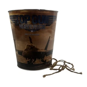 Top Gun Maverick Movie Popcorn Bucket Collectible Tin 2020 Embossed - Picture 1 of 5