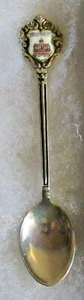 #350) SILVER PLATED TEA SPOON HALSINGBORG TOWN WESTERN SCANIA SWEDEN  - Picture 1 of 2