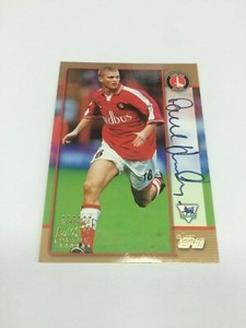2001-02 Topps English Premier League Soccer Card Signature Card Paul konchesky