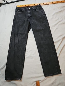 Vintage WRANGLER Jeans Mens 36x34 Charcoal Black Western Work Casual Pants  - Picture 1 of 14